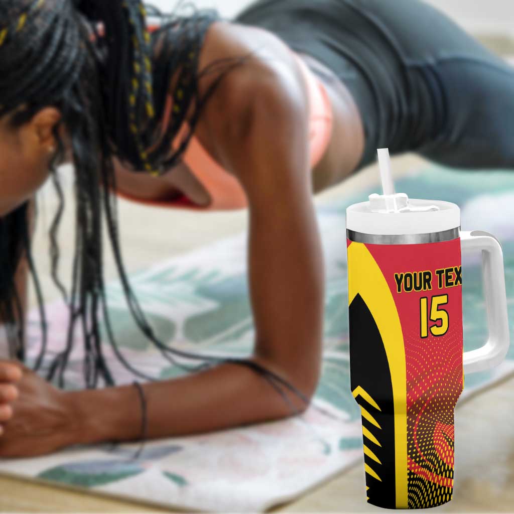 Afro Basketball Custom Angola Tumbler With Handle Go Champions LT15