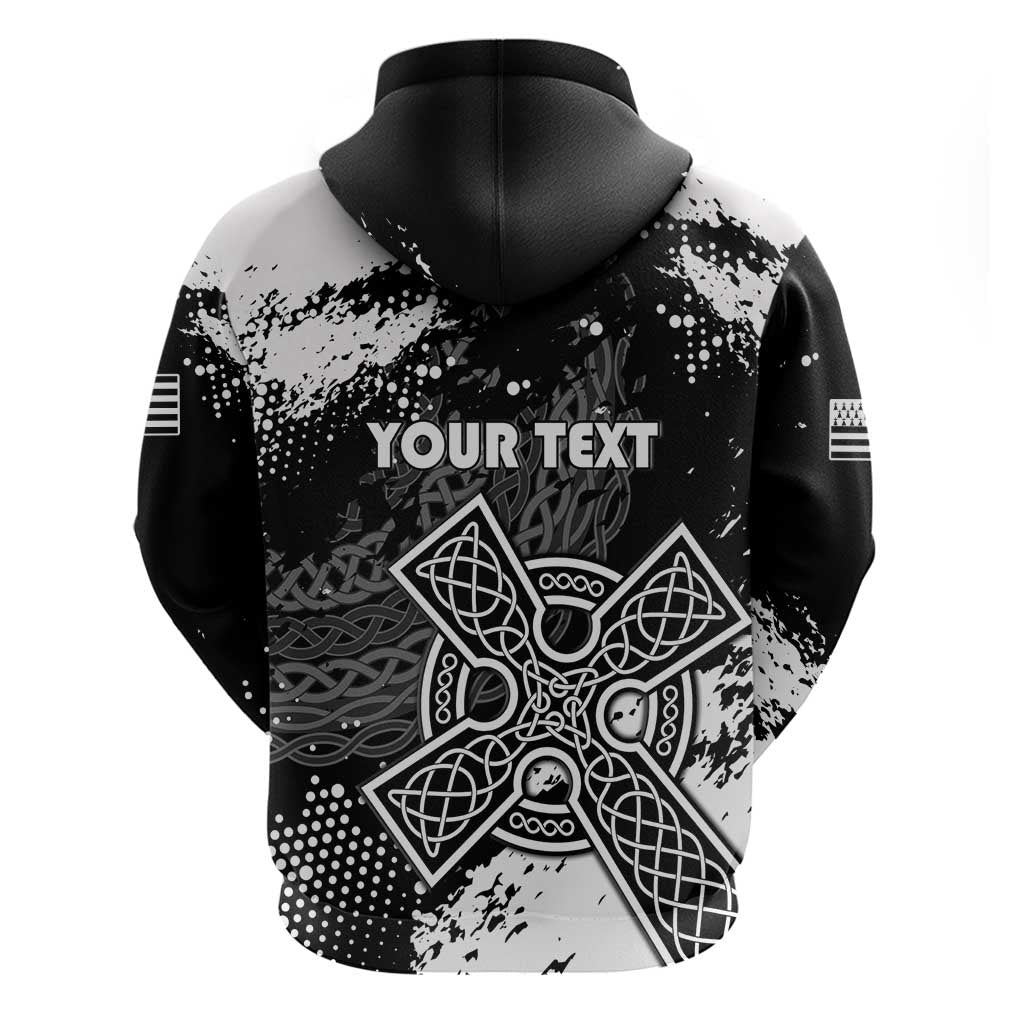 Personalized Brittany Celtic Cross Hoodie With Celtic Knotwork LT15