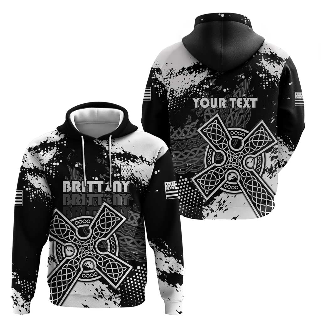 Personalized Brittany Celtic Cross Hoodie With Celtic Knotwork LT15