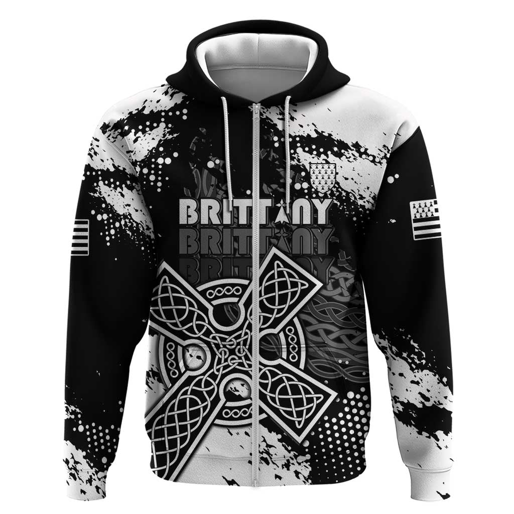 Personalized Brittany Celtic Cross Hoodie With Celtic Knotwork LT15