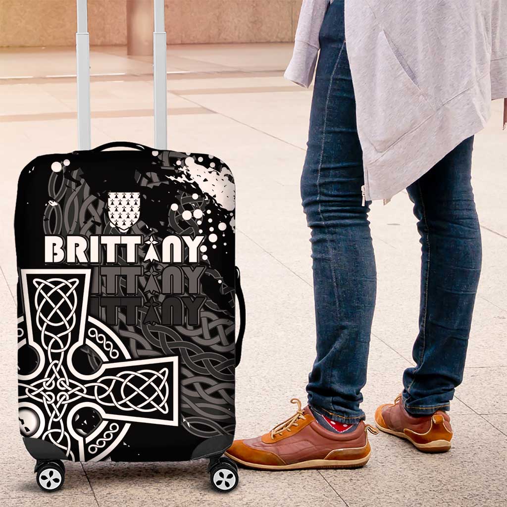 Brittany Celtic Cross Luggage Cover With Celtic Knotwork LT15