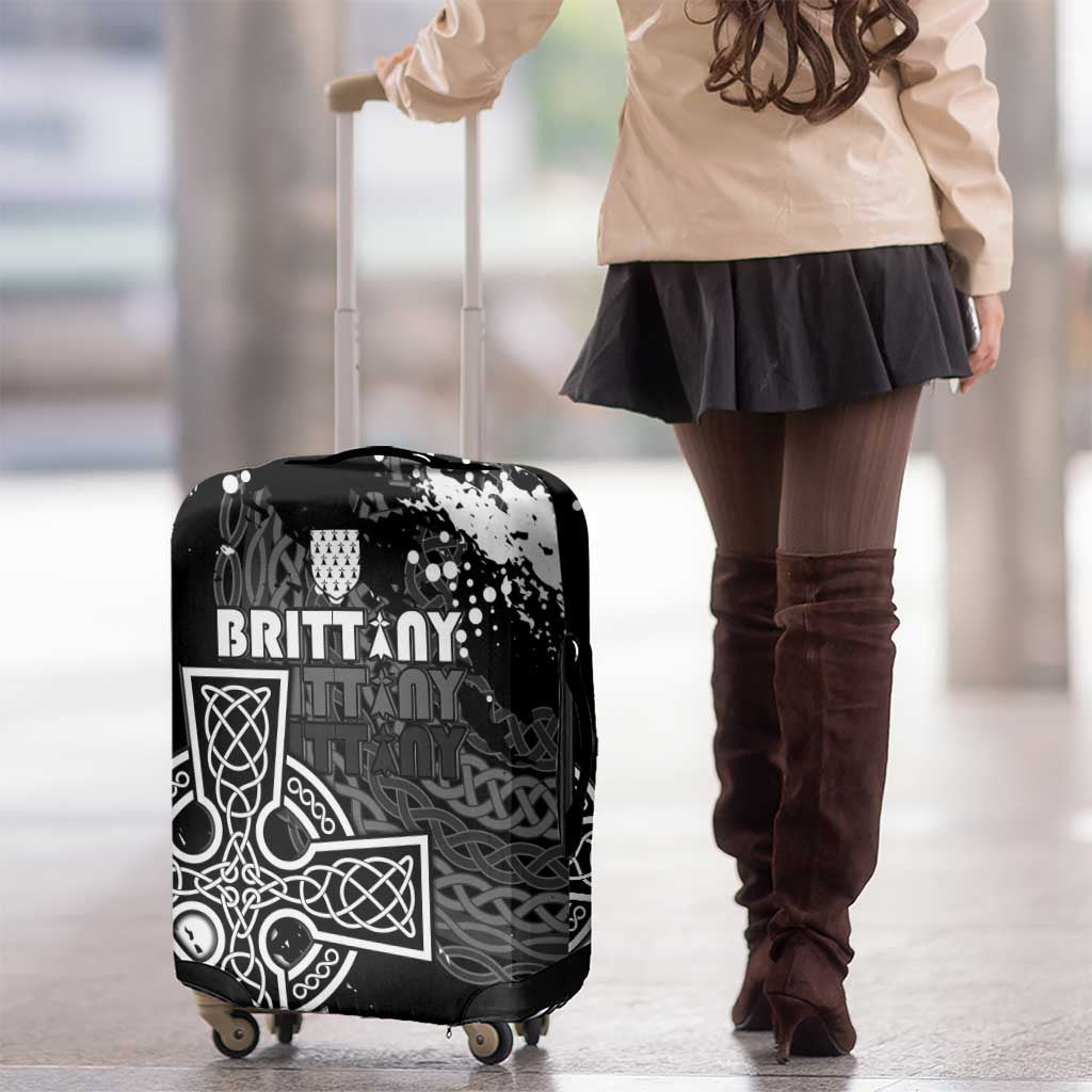 Brittany Celtic Cross Luggage Cover With Celtic Knotwork LT15