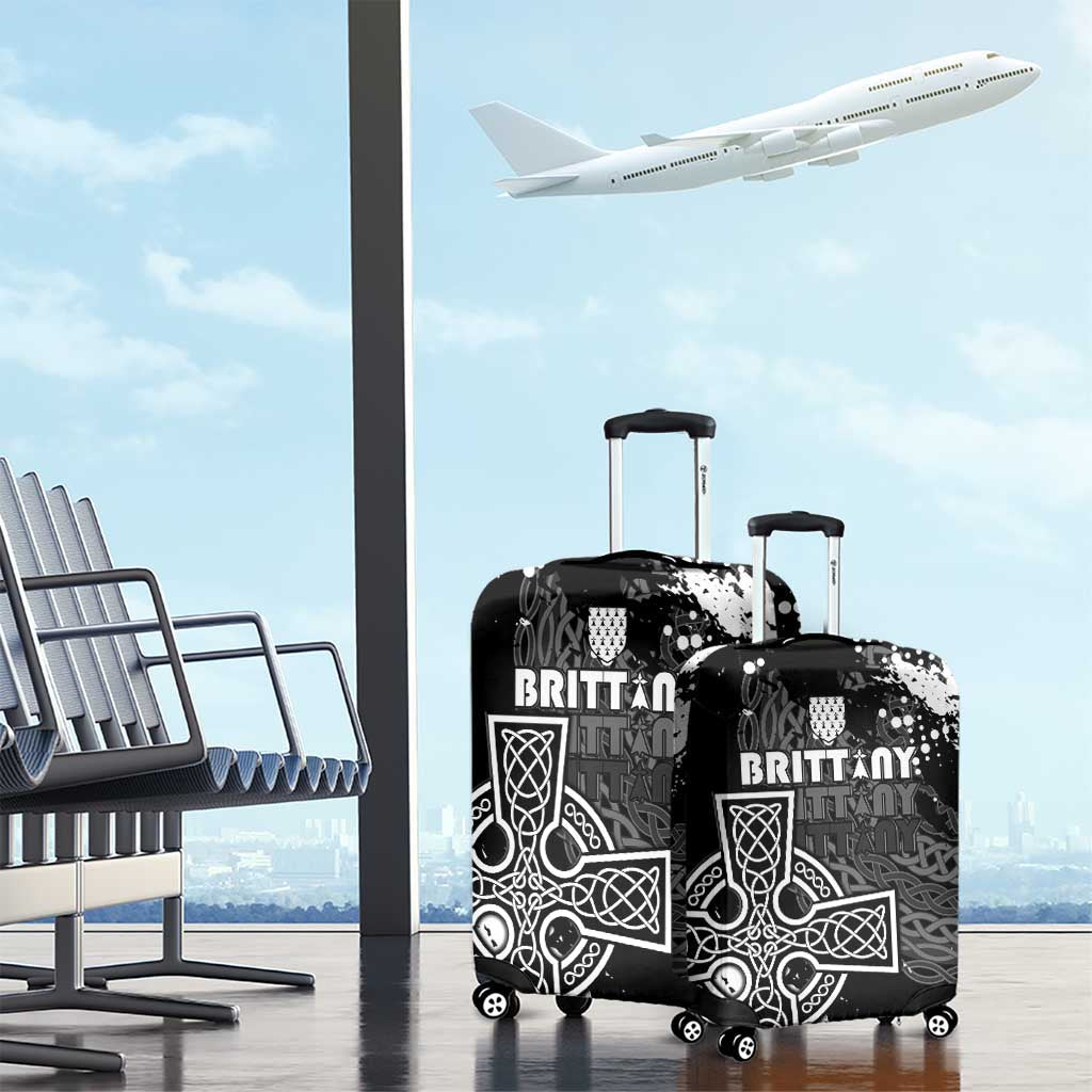 Brittany Celtic Cross Luggage Cover With Celtic Knotwork LT15