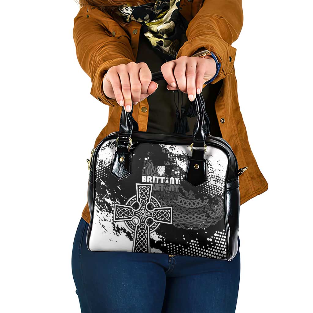 Brittany Celtic Cross Shoulder Handbag With Celtic Knotwork LT15