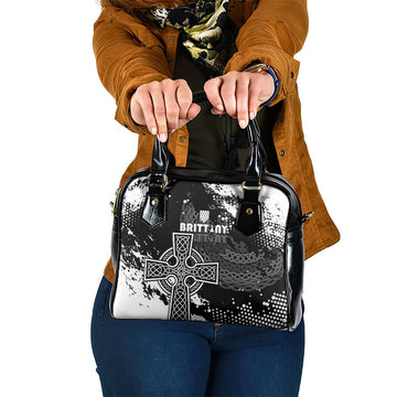 Brittany Celtic Cross Shoulder Handbag With Celtic Knotwork LT15