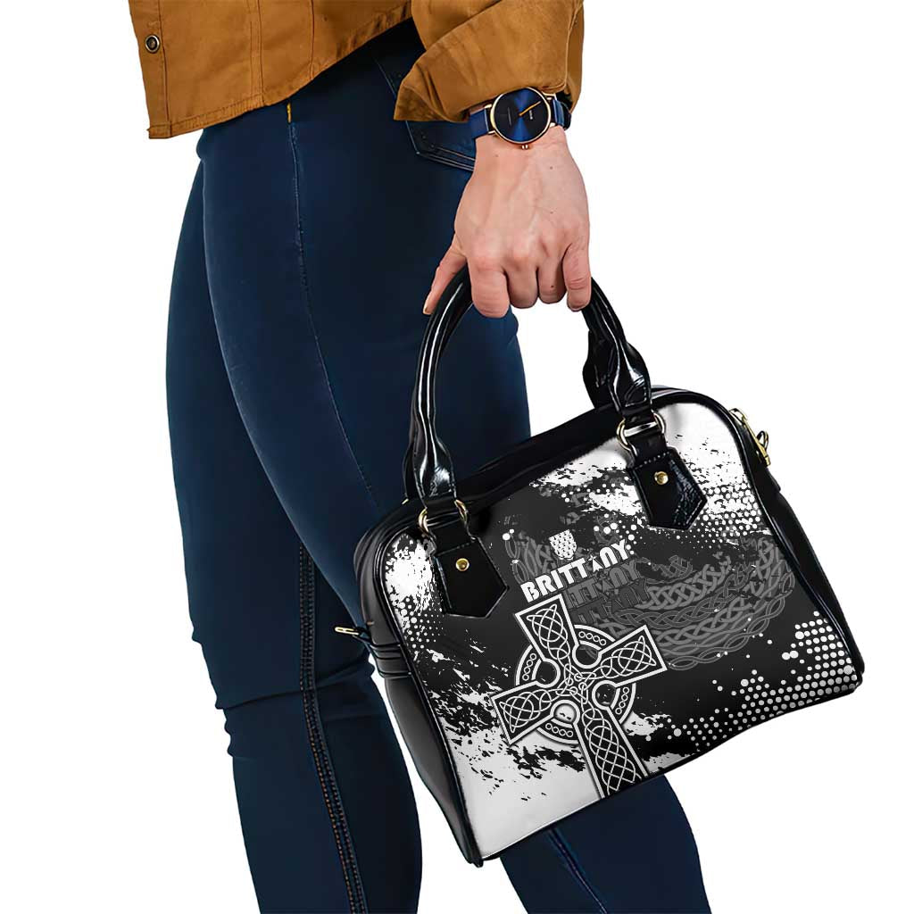 Brittany Celtic Cross Shoulder Handbag With Celtic Knotwork LT15