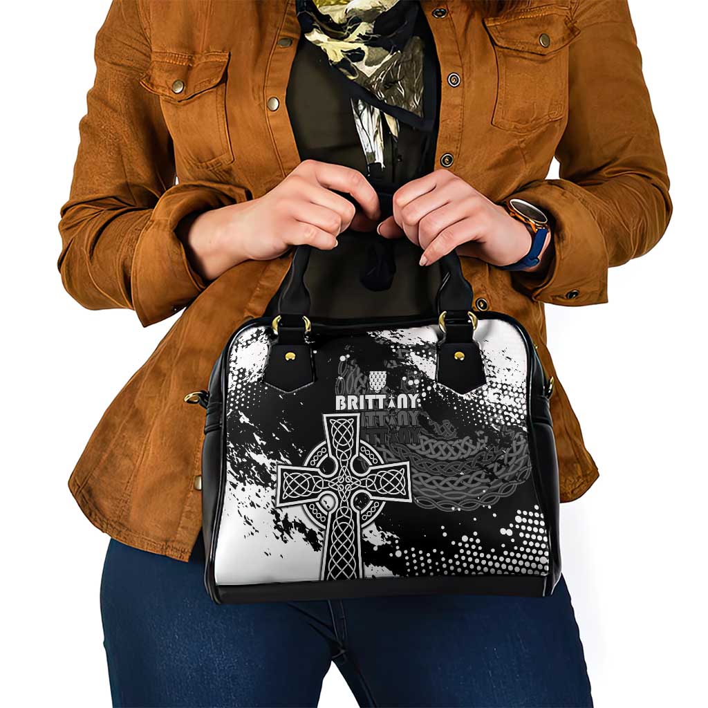 Brittany Celtic Cross Shoulder Handbag With Celtic Knotwork LT15