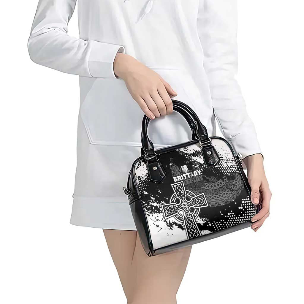 Brittany Celtic Cross Shoulder Handbag With Celtic Knotwork LT15