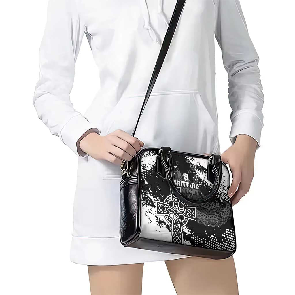 Brittany Celtic Cross Shoulder Handbag With Celtic Knotwork LT15