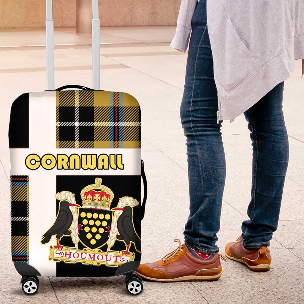 Cornwall Luggage Cover Coat Of Arms - Cornish Tartan LT15