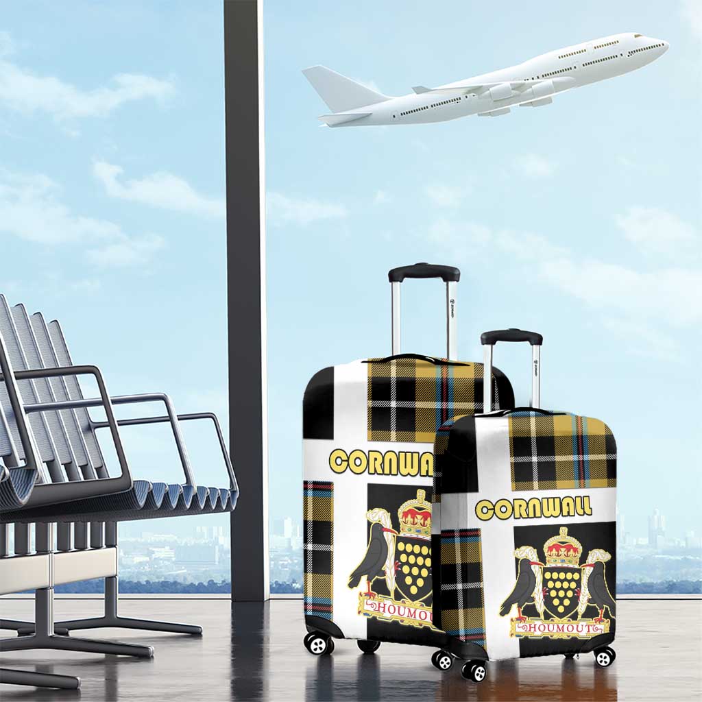 Cornwall Luggage Cover Coat Of Arms - Cornish Tartan LT15