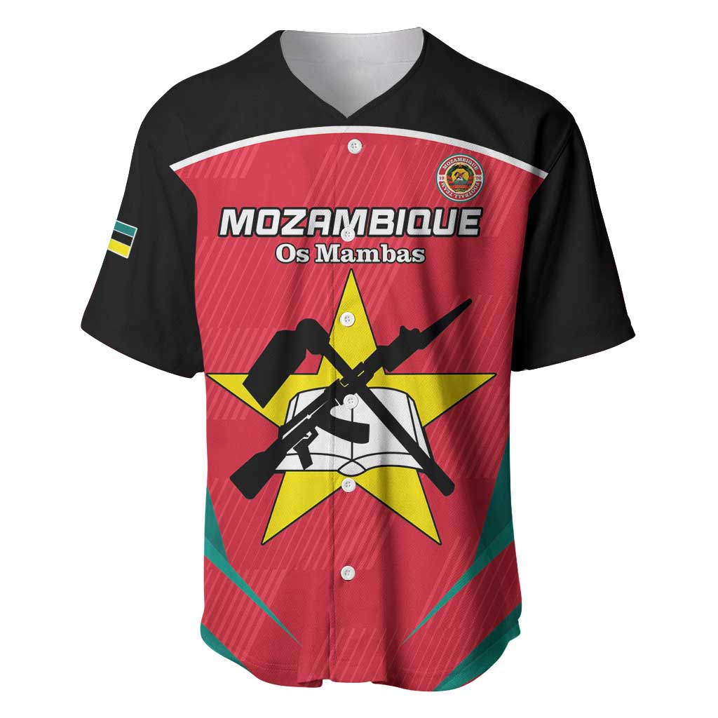 Afro Mozambique Football Custom Baseball Jersey Go Os Mambas LT15