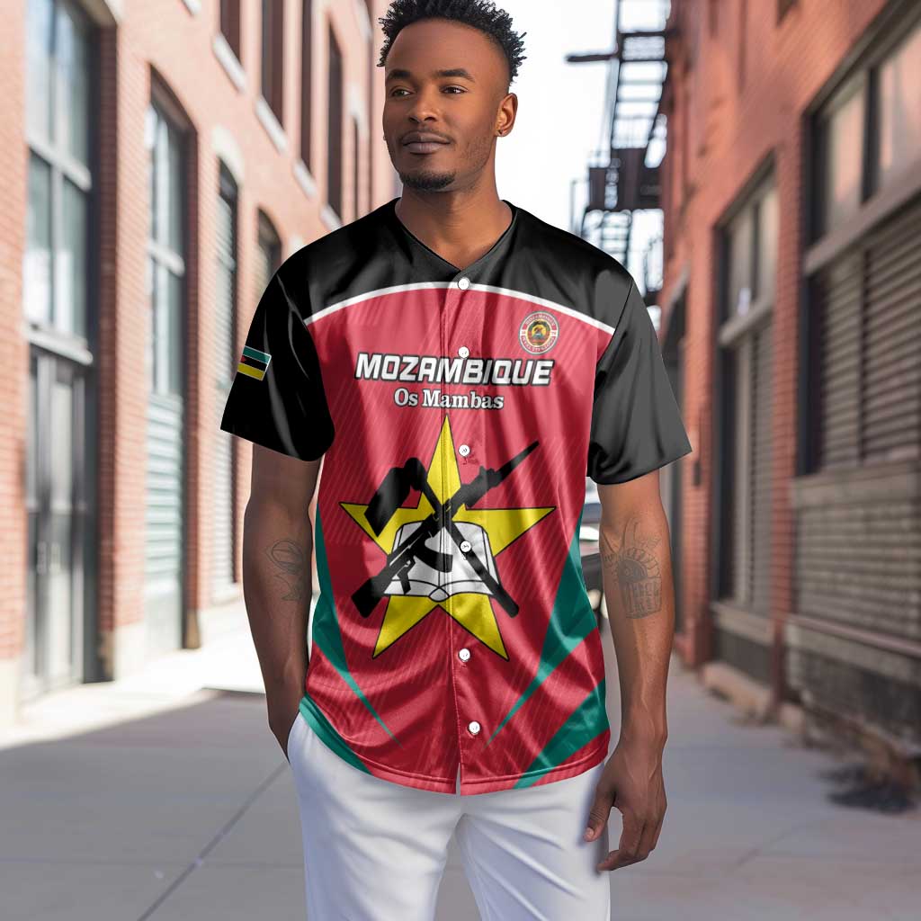 Afro Mozambique Football Custom Baseball Jersey Go Os Mambas LT15
