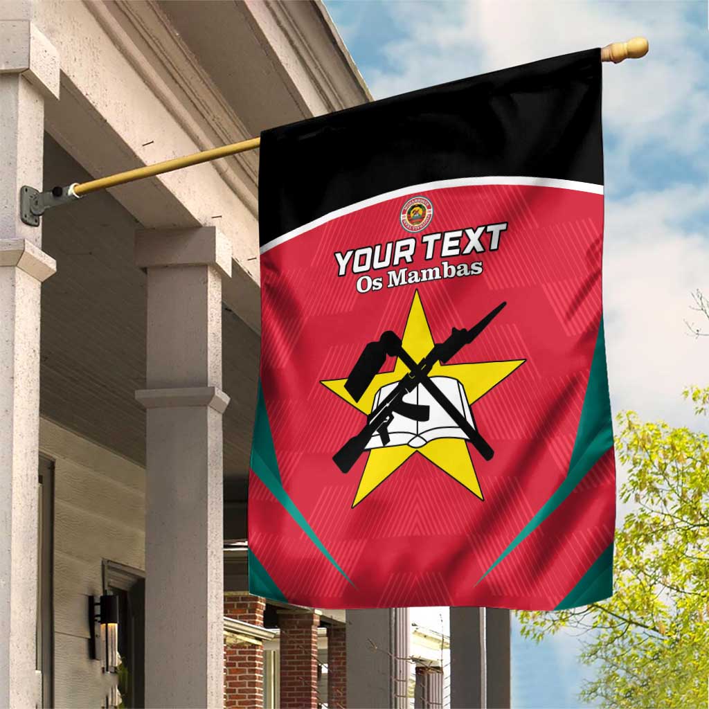 Afro Mozambique Football Custom Garden Flag Go Os Mambas LT15