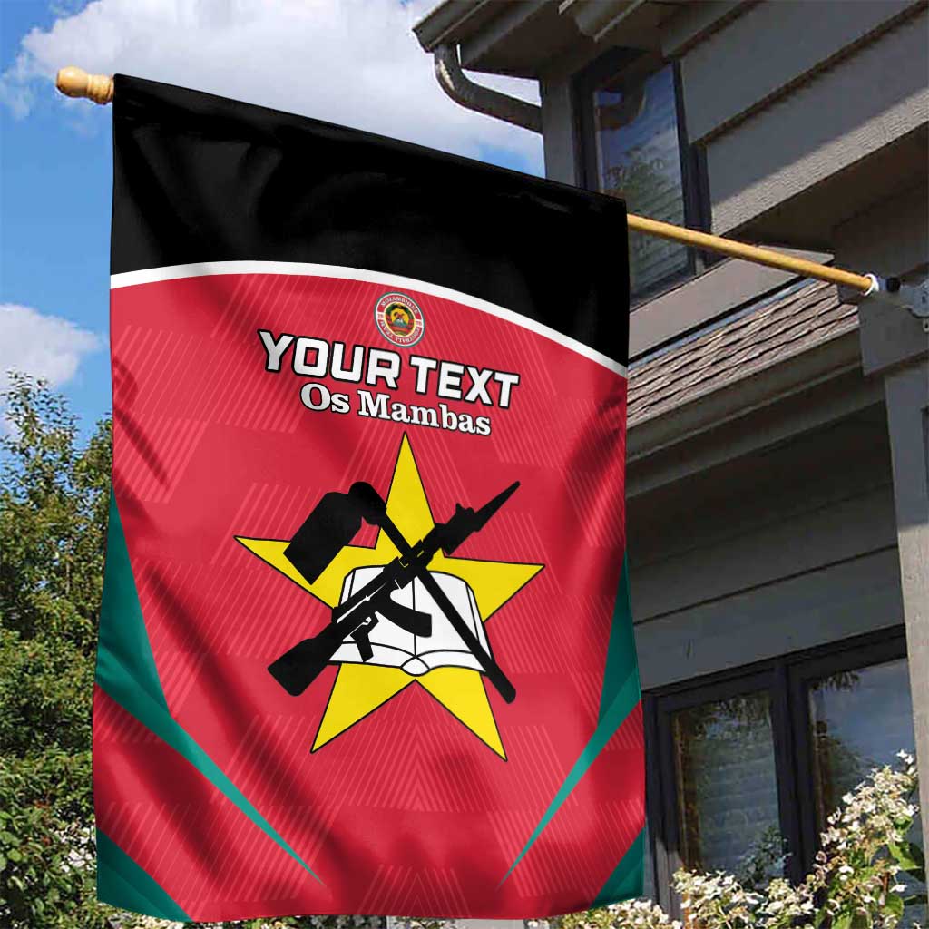 Afro Mozambique Football Custom Garden Flag Go Os Mambas LT15
