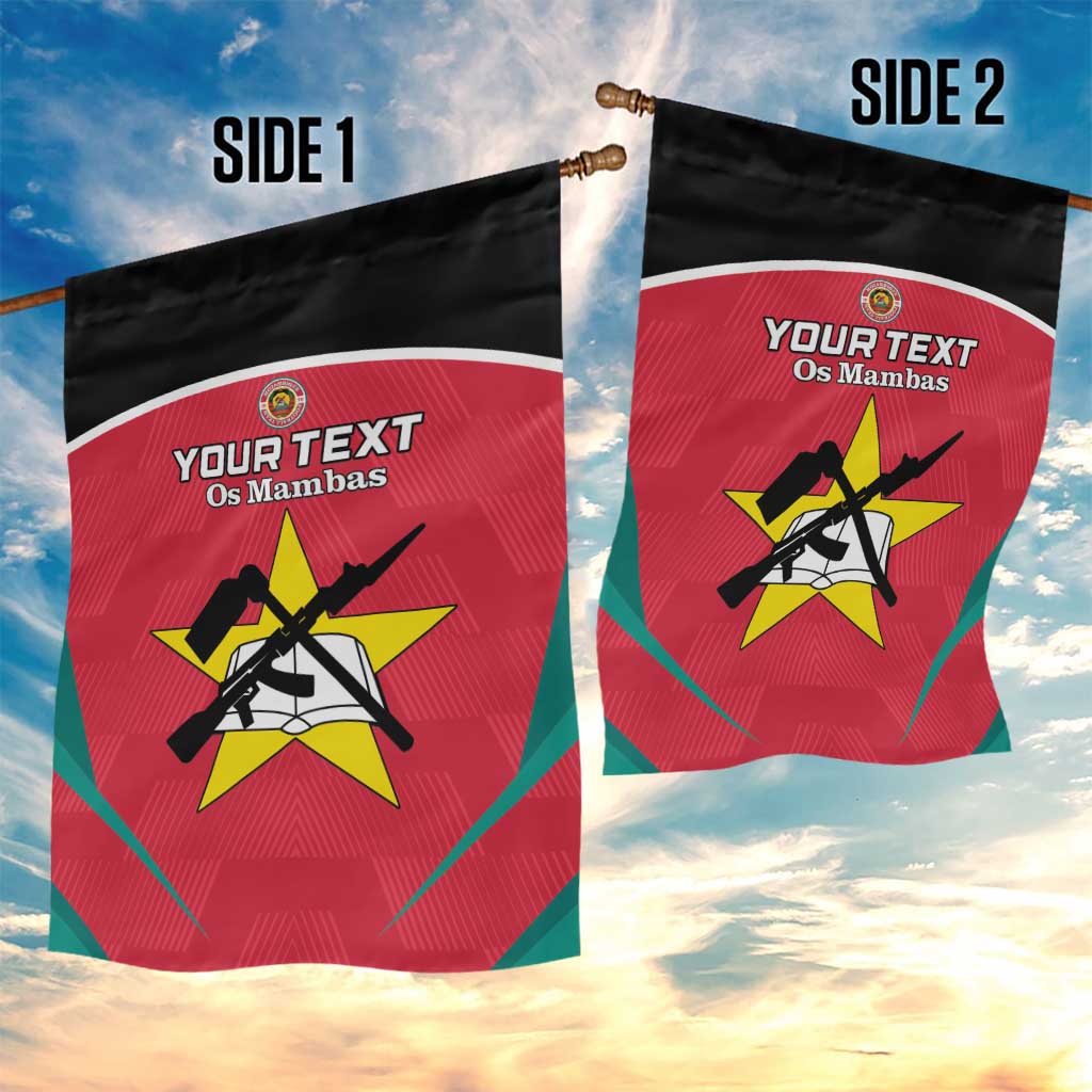 Afro Mozambique Football Custom Garden Flag Go Os Mambas LT15