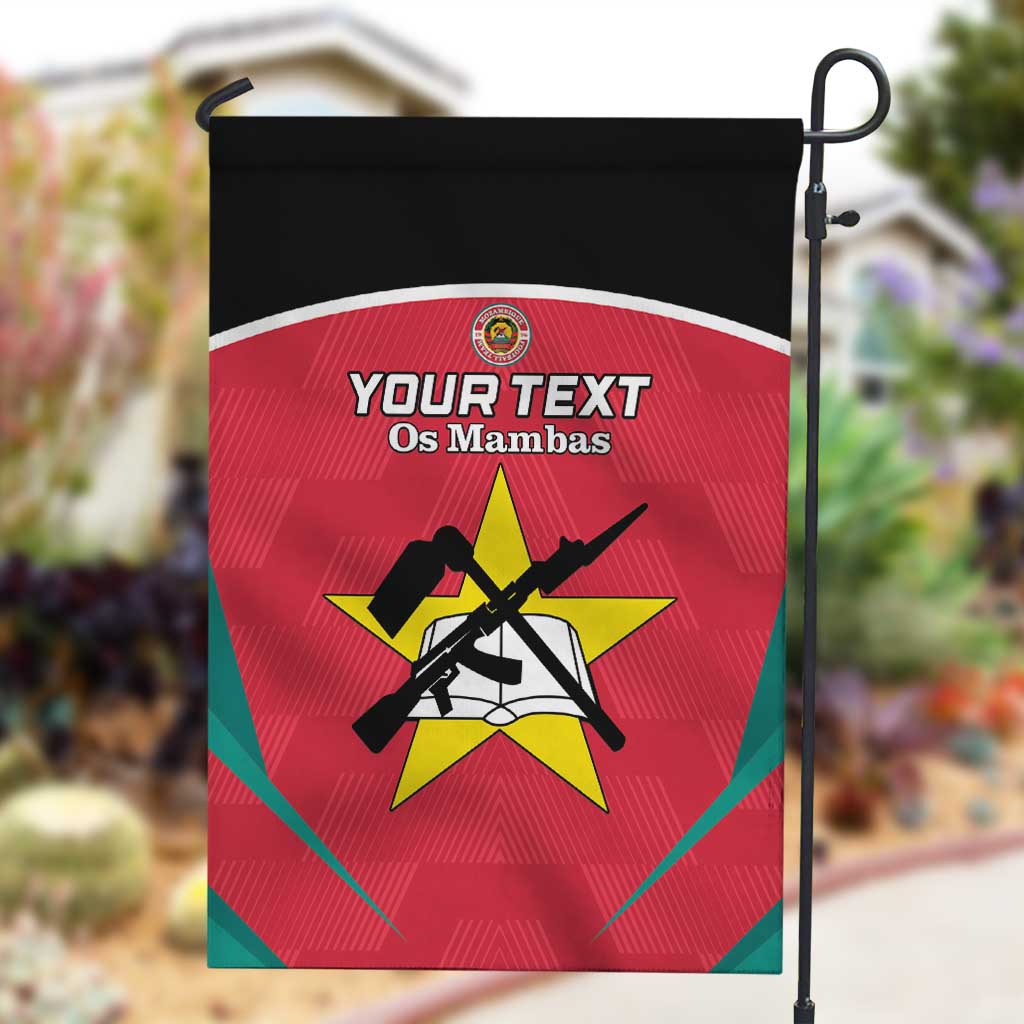 Afro Mozambique Football Custom Garden Flag Go Os Mambas LT15