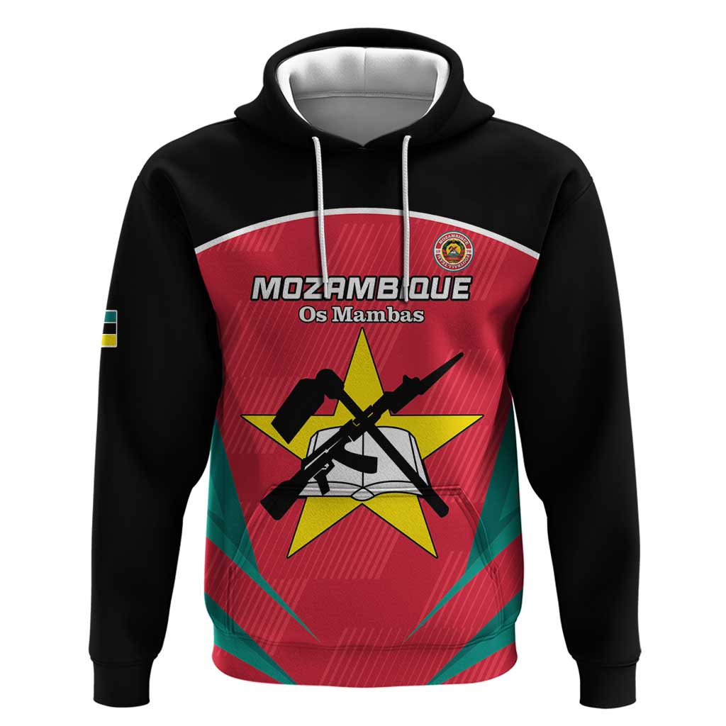 Custom Mozambique Football Hoodie Go Os Mambas LT15