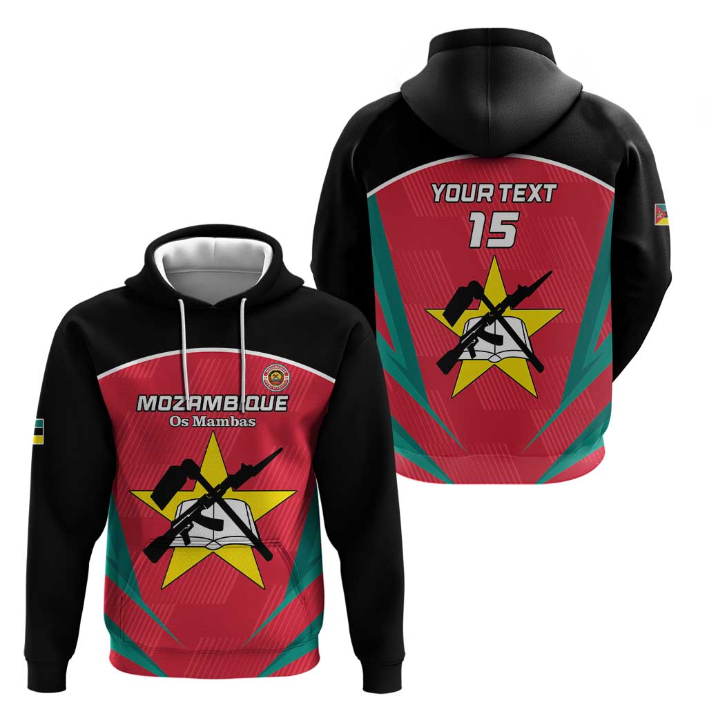 Custom Mozambique Football Hoodie Go Os Mambas LT15