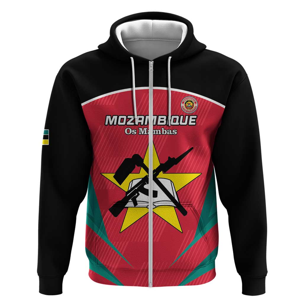 Custom Mozambique Football Hoodie Go Os Mambas LT15