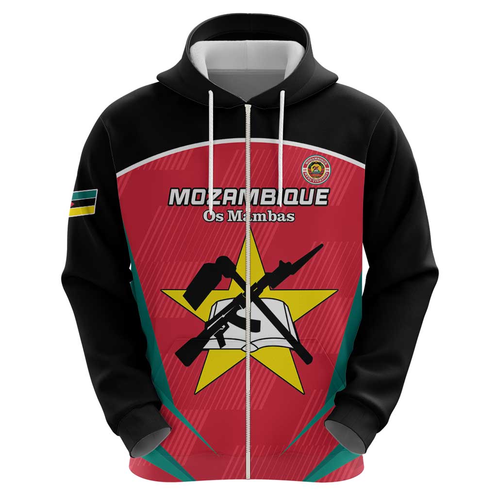 Custom Mozambique Football Hoodie Go Os Mambas LT15