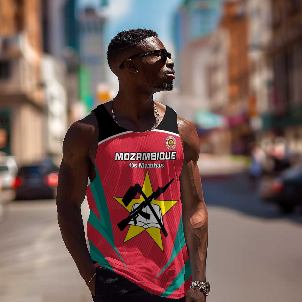 Afro Mozambique Football Custom Men Tank Top Go Os Mambas LT15