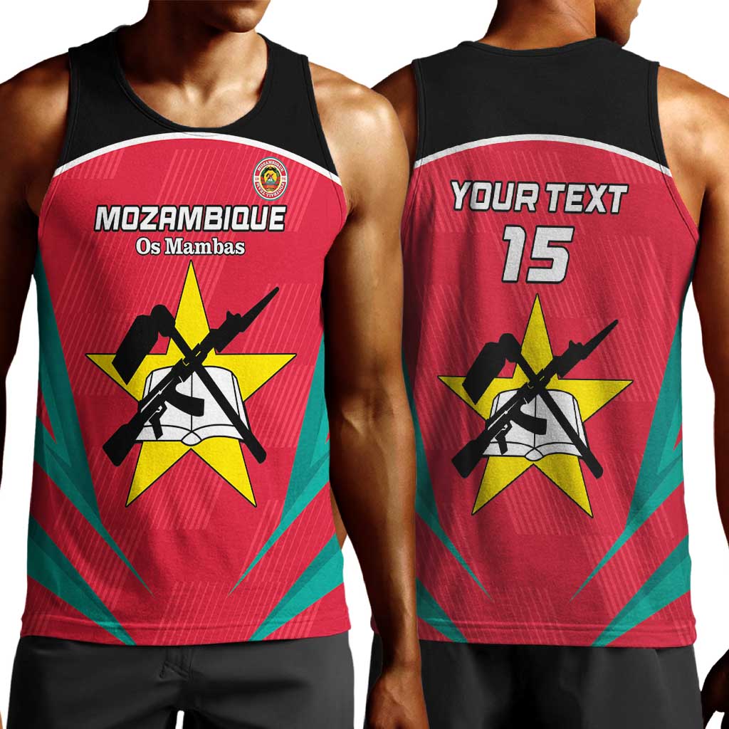 Afro Mozambique Football Custom Men Tank Top Go Os Mambas LT15