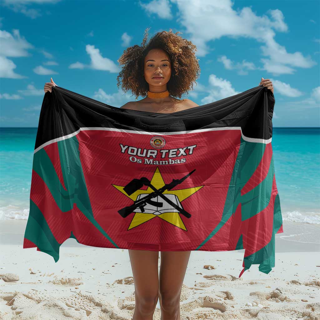 Afro Mozambique Football Custom Sarong Go Os Mambas LT15