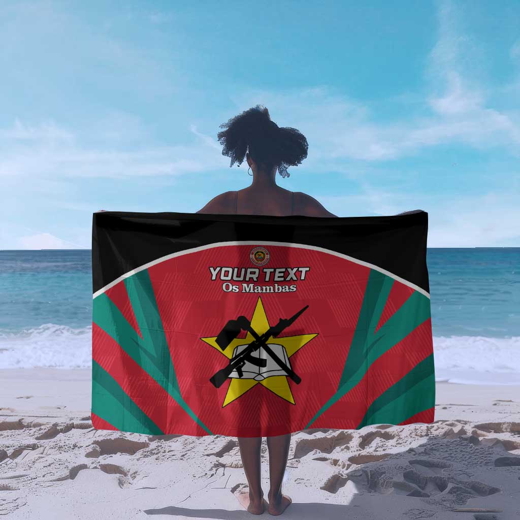 Afro Mozambique Football Custom Sarong Go Os Mambas LT15