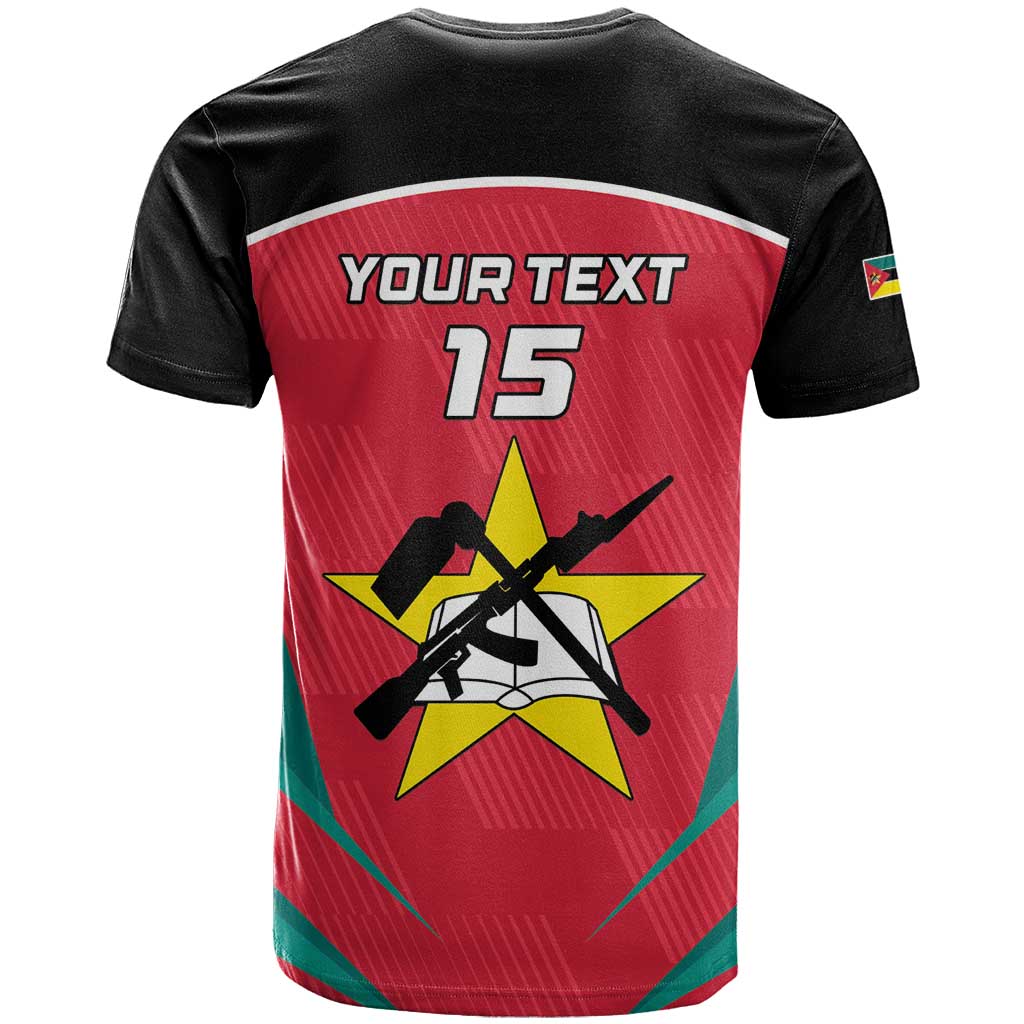 Afro Mozambique Football Custom T shirt Go Os Mambas LT15