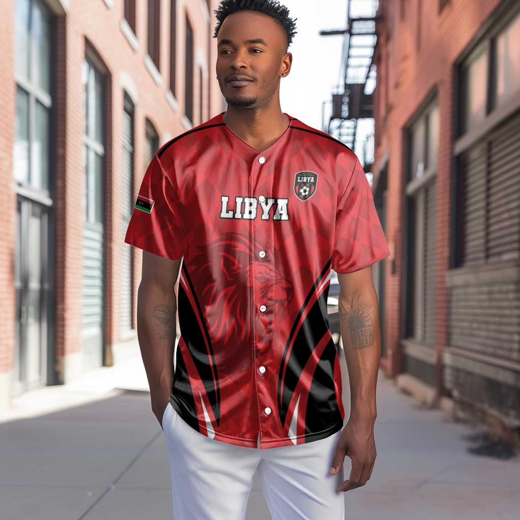 Afro Libya Football Custom Baseball Jersey Barbary Lion - Sporty Style LT15