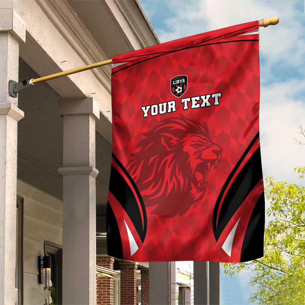 Afro Libya Football Custom Garden Flag Barbary Lion - Sporty Style LT15