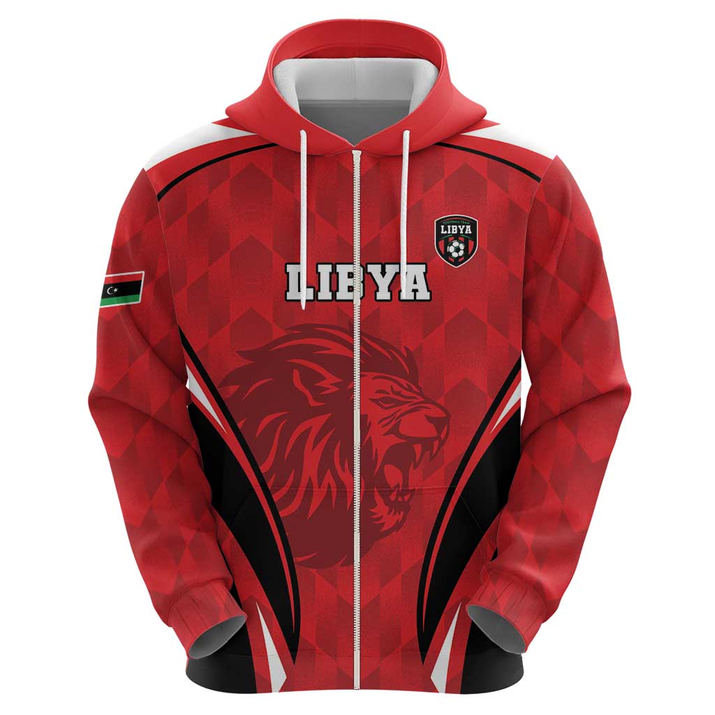 Custom Libya Football Hoodie Go Fursan al-Mutawasit LT15