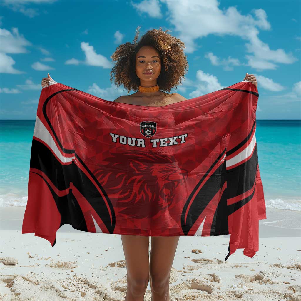 Afro Libya Football Custom Sarong Barbary Lion - Sporty Style LT15