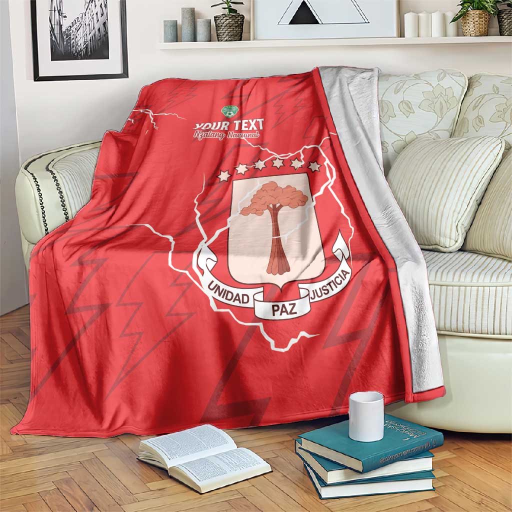Custom Equatorial Guinea Football Blanket Go Champions - Red Version LT15