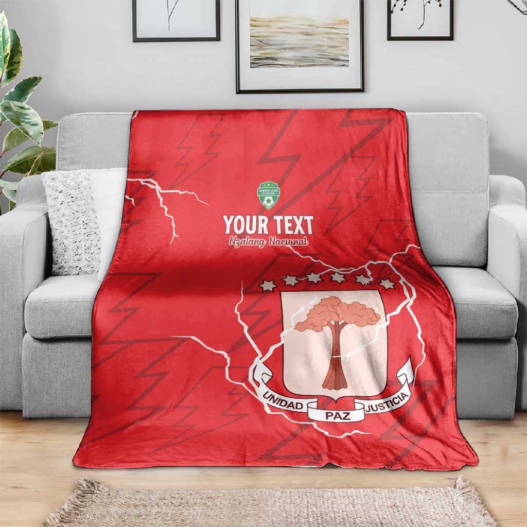 Custom Equatorial Guinea Football Blanket Go Champions - Red Version LT15