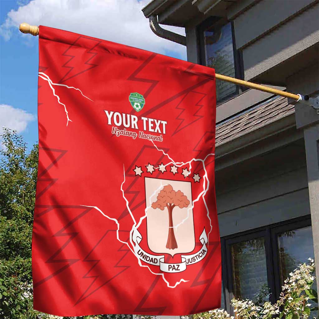 Custom Equatorial Guinea Football Garden Flag Go Champions - Red Version LT15