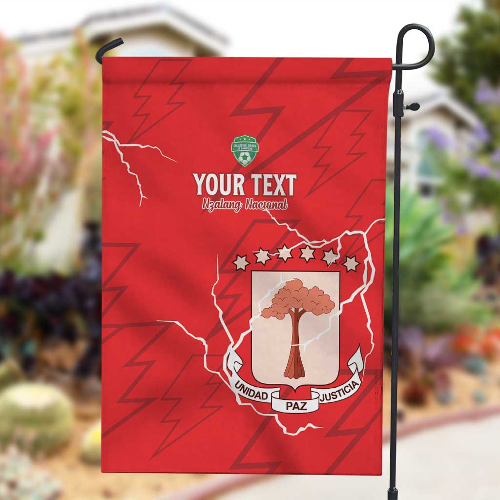 Custom Equatorial Guinea Football Garden Flag Go Champions - Red Version LT15