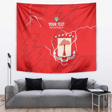Custom Equatorial Guinea Football Tapestry Go Champions - Red Version LT15