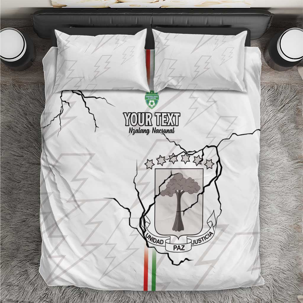Custom Equatorial Guinea Football Bedding Set Go Champions - White Version LT15