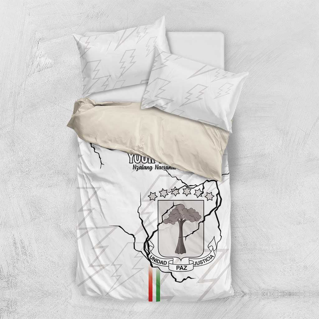 Custom Equatorial Guinea Football Bedding Set Go Champions - White Version LT15
