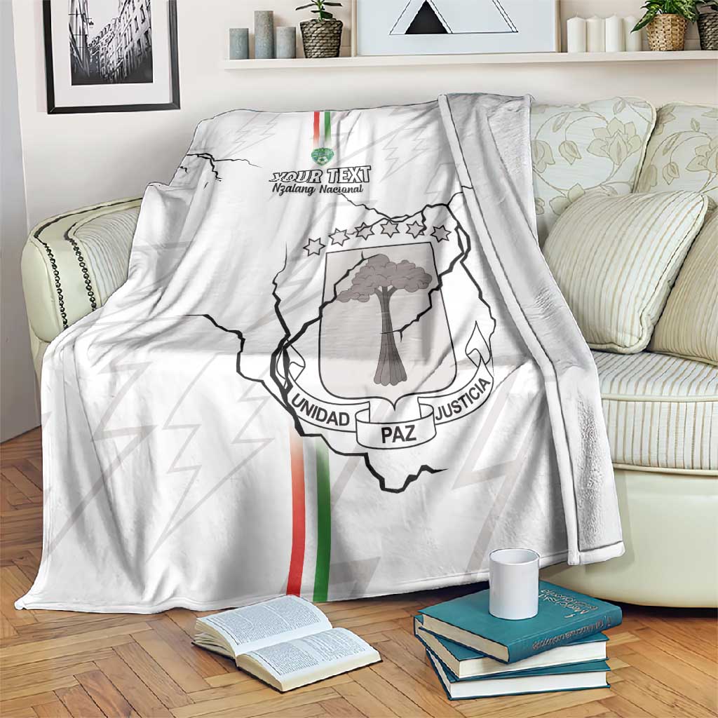 Custom Equatorial Guinea Football Blanket Go Champions - White Version LT15