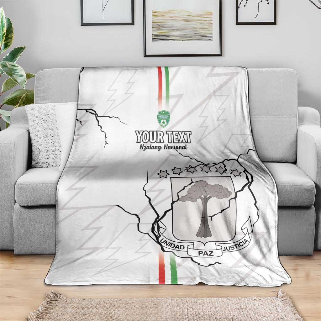 Custom Equatorial Guinea Football Blanket Go Champions - White Version LT15