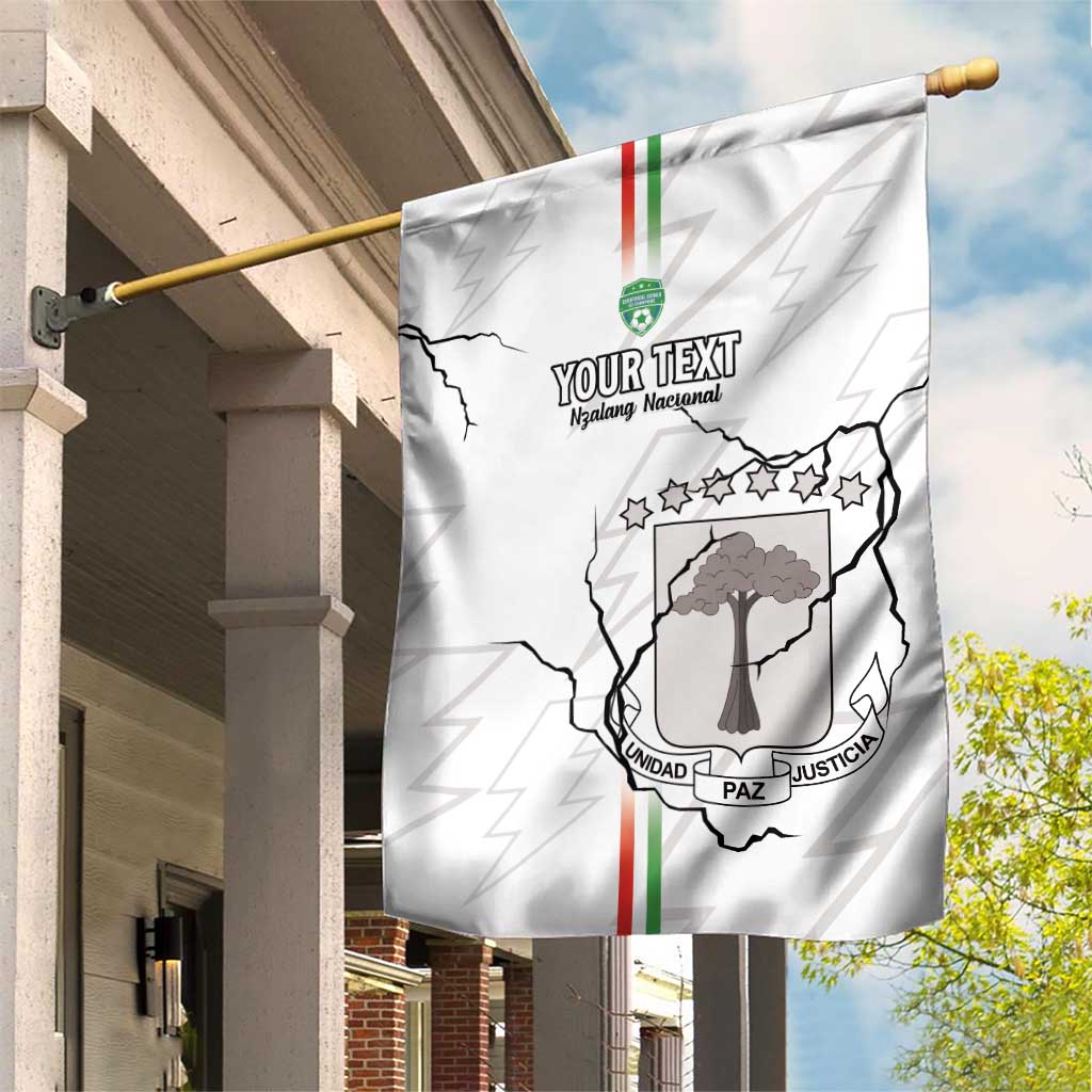 Custom Equatorial Guinea Football Garden Flag Go Champions - White Version LT15