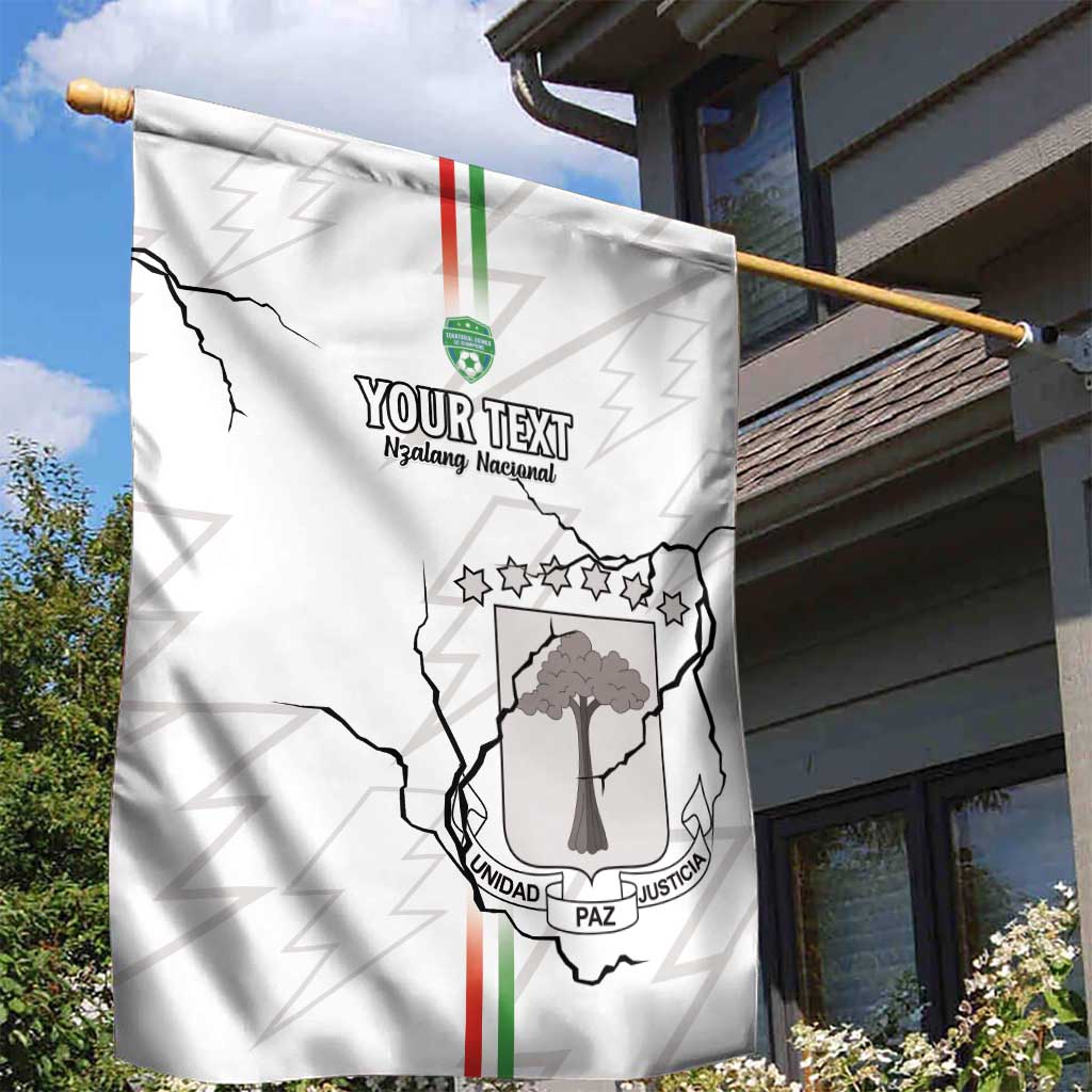 Custom Equatorial Guinea Football Garden Flag Go Champions - White Version LT15