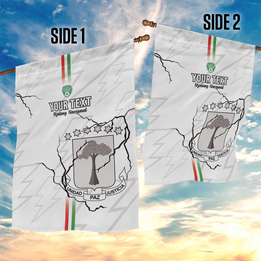 Custom Equatorial Guinea Football Garden Flag Go Champions - White Version LT15