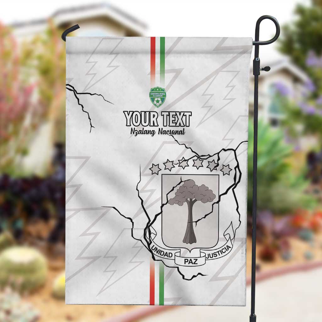 Custom Equatorial Guinea Football Garden Flag Go Champions - White Version LT15