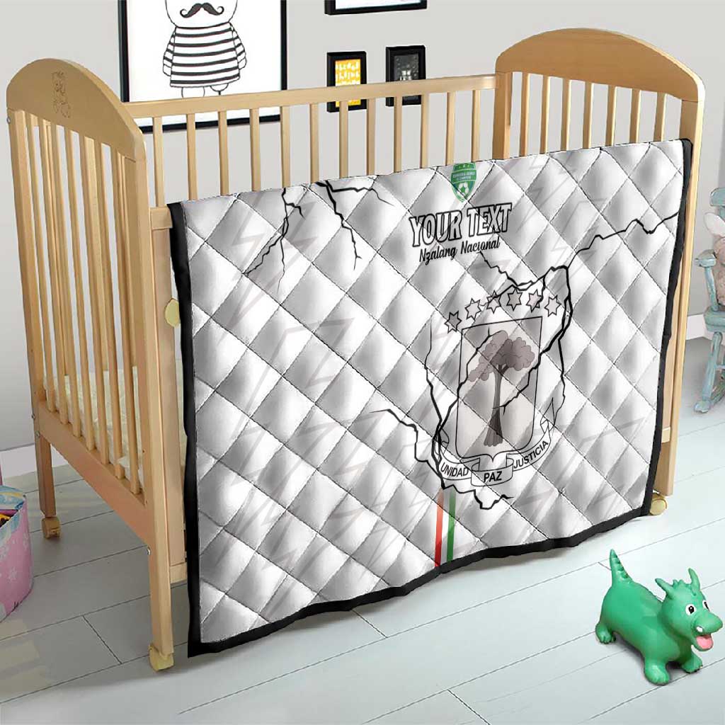 Custom Equatorial Guinea Football Quilt Go Champions - White Version LT15