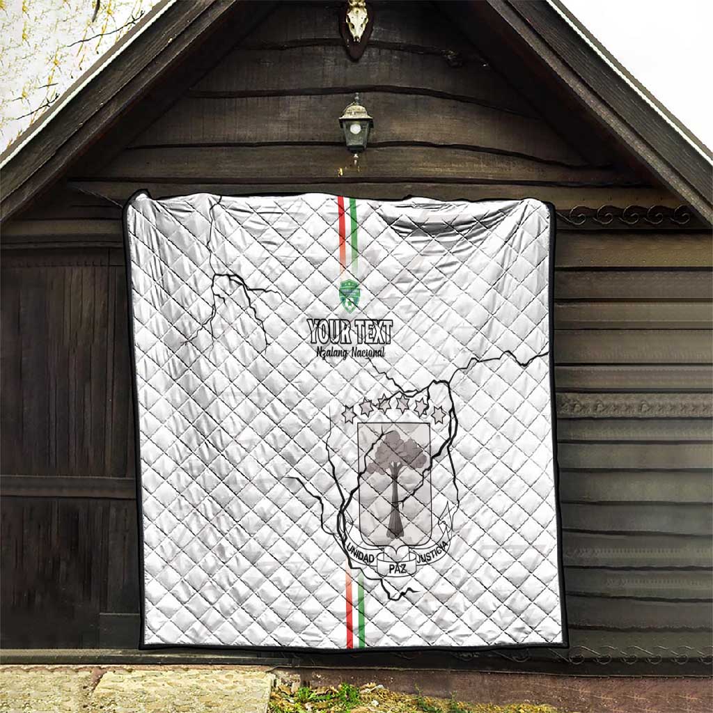 Custom Equatorial Guinea Football Quilt Go Champions - White Version LT15
