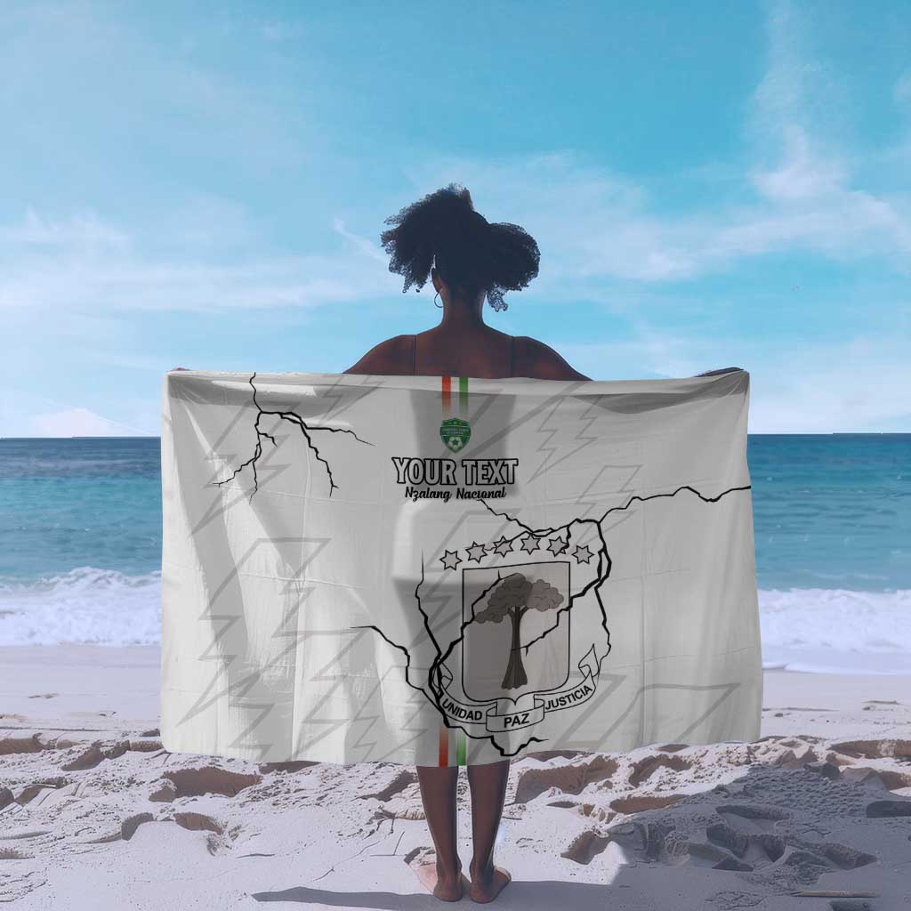 Custom Equatorial Guinea Football Sarong Go Champions - White Version LT15